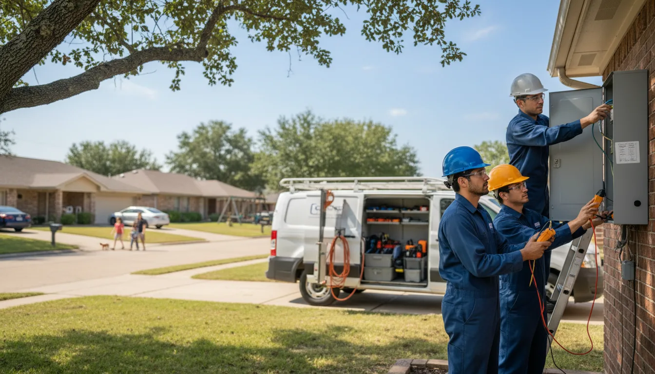 Certified electrician providing emergency electrical services in Holmes, PA